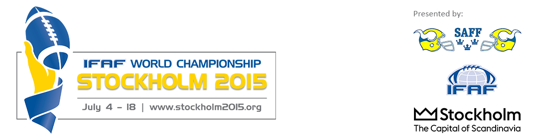 IFAF World Championship American Football Stockholm 2015 VM Amerikansk fotboll